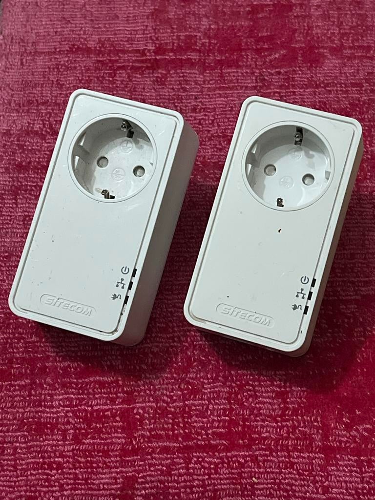 Sitecom Wi-Fi Homeplug 500Mbps (2 stuks), Ophalen of Verzenden, Zo goed als nieuw