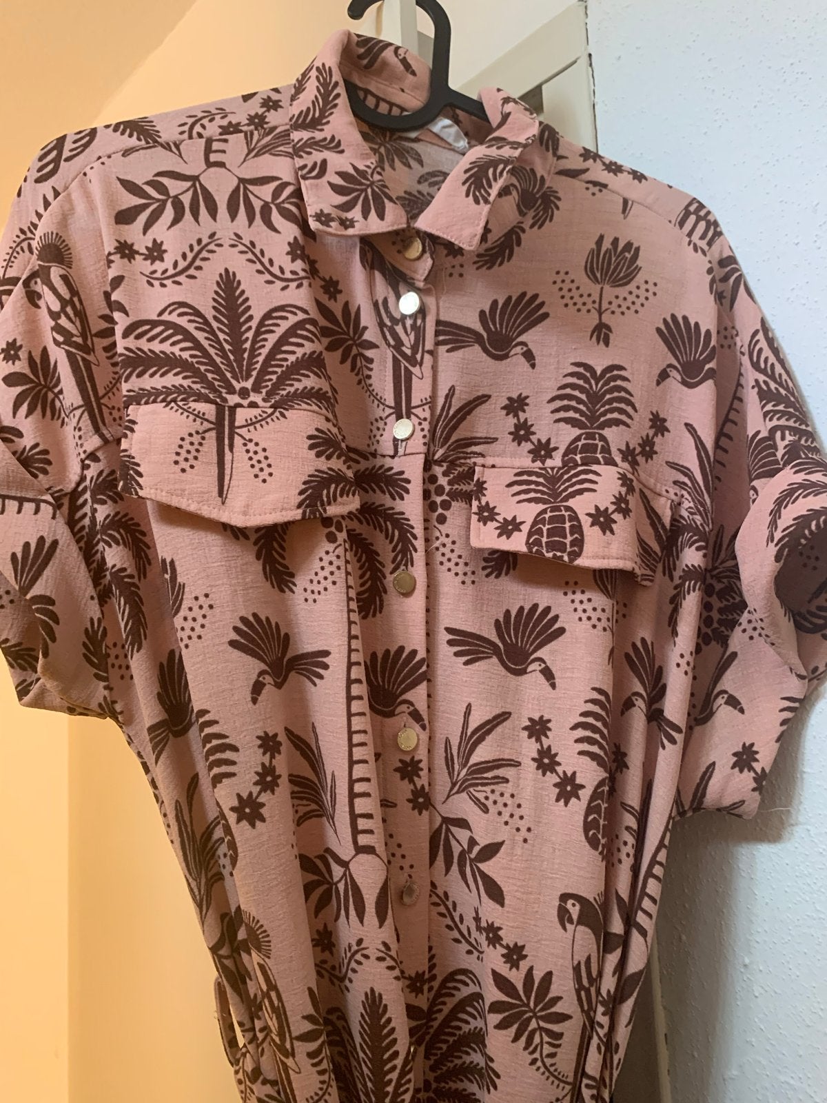 Gave jurk van de cotton club maat l, Kleding | Dames, Maat 42/44 (L), Ophalen of Verzenden, Roze, Gedragen