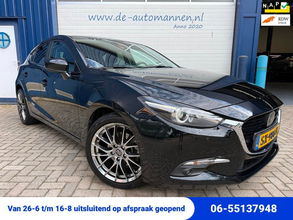 Mazda 3 2.0 SkyActiv-G 120 GT-M 5-drs AUTOMAAT / ECC / LEER, Auto's, Mazda, 1998 cc, Gebruikt, Euro 6, 4 cilinders