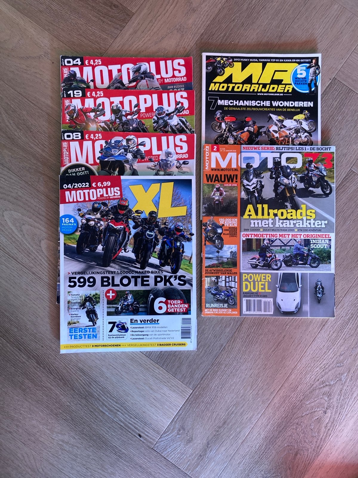 Collectie Motortijdschriften: MotoPlus, Motorrijder, Moto, Boeken, Motoren, Ophalen of Verzenden, Gelezen, Algemeen