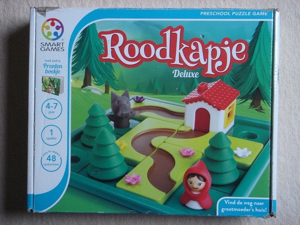 LEUK: Roodkapje Deluxe - Smart Games - Breinbreker, Een of twee spelers, Ophalen, Gebruikt, Smart Games