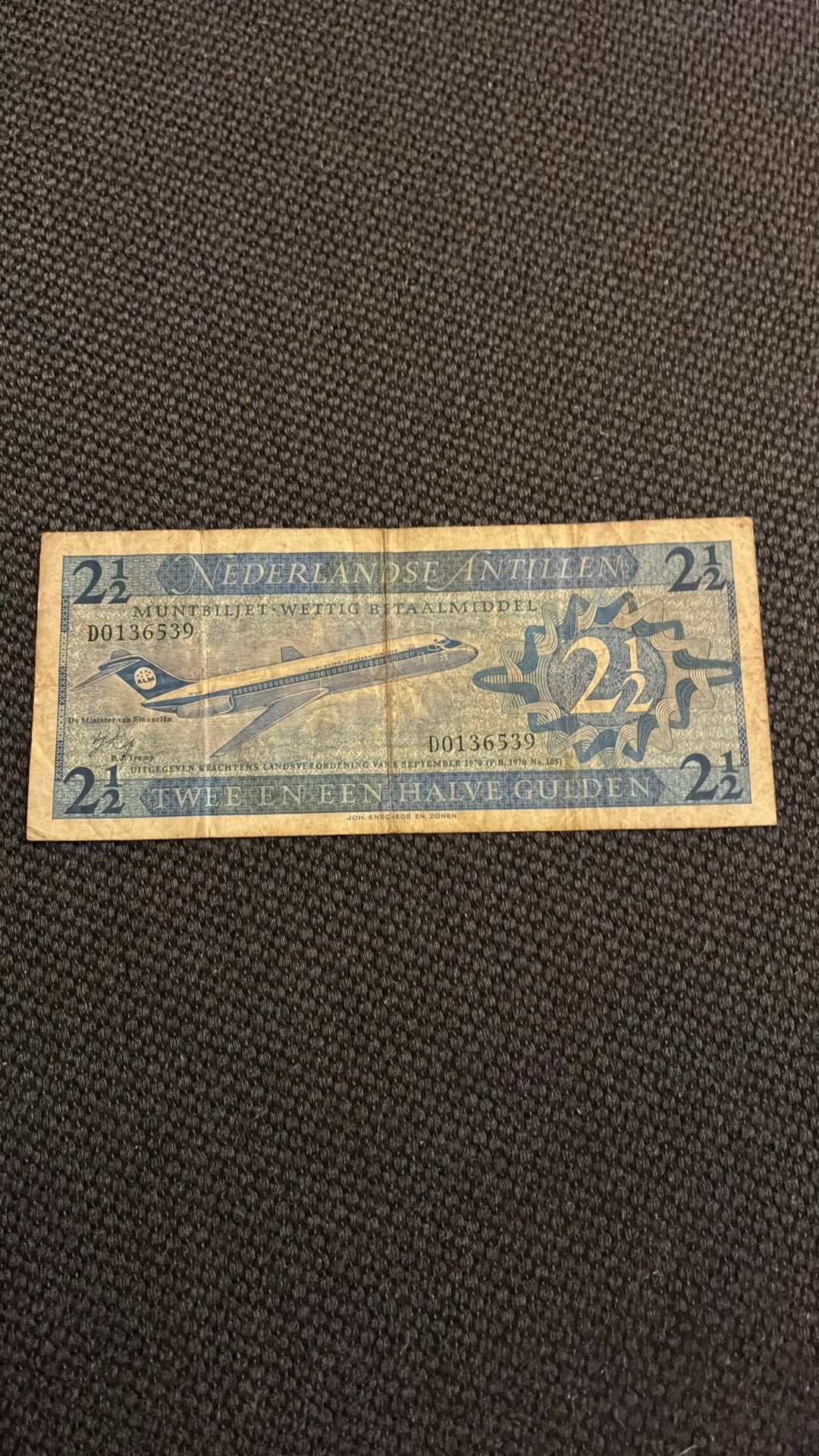 Nederlandse Antillen 2,5 gulden 1970, Ophalen of Verzenden