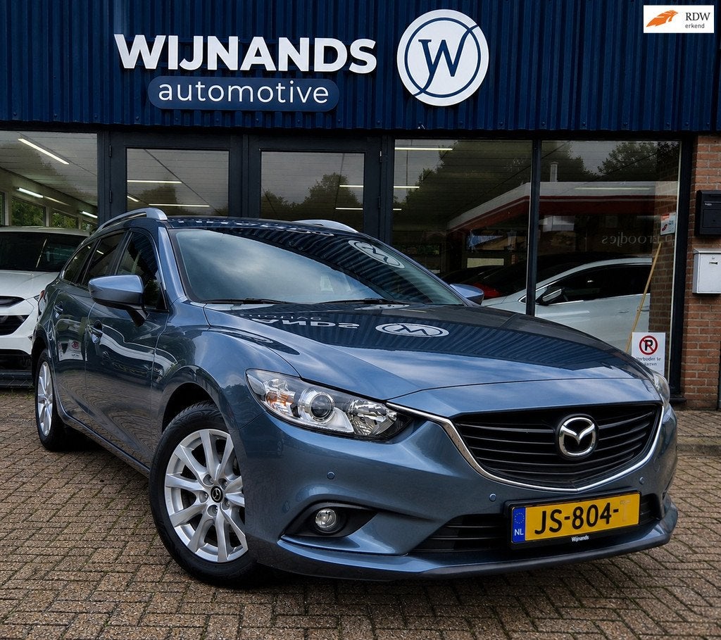 Mazda 6 Sportbreak 2.0 HP TS+ A tot Z onderhouden Stoelvw PD, Auto's, Mazda, Voorwielaandrijving, 1280 kg, 680 kg, 4 cilinders