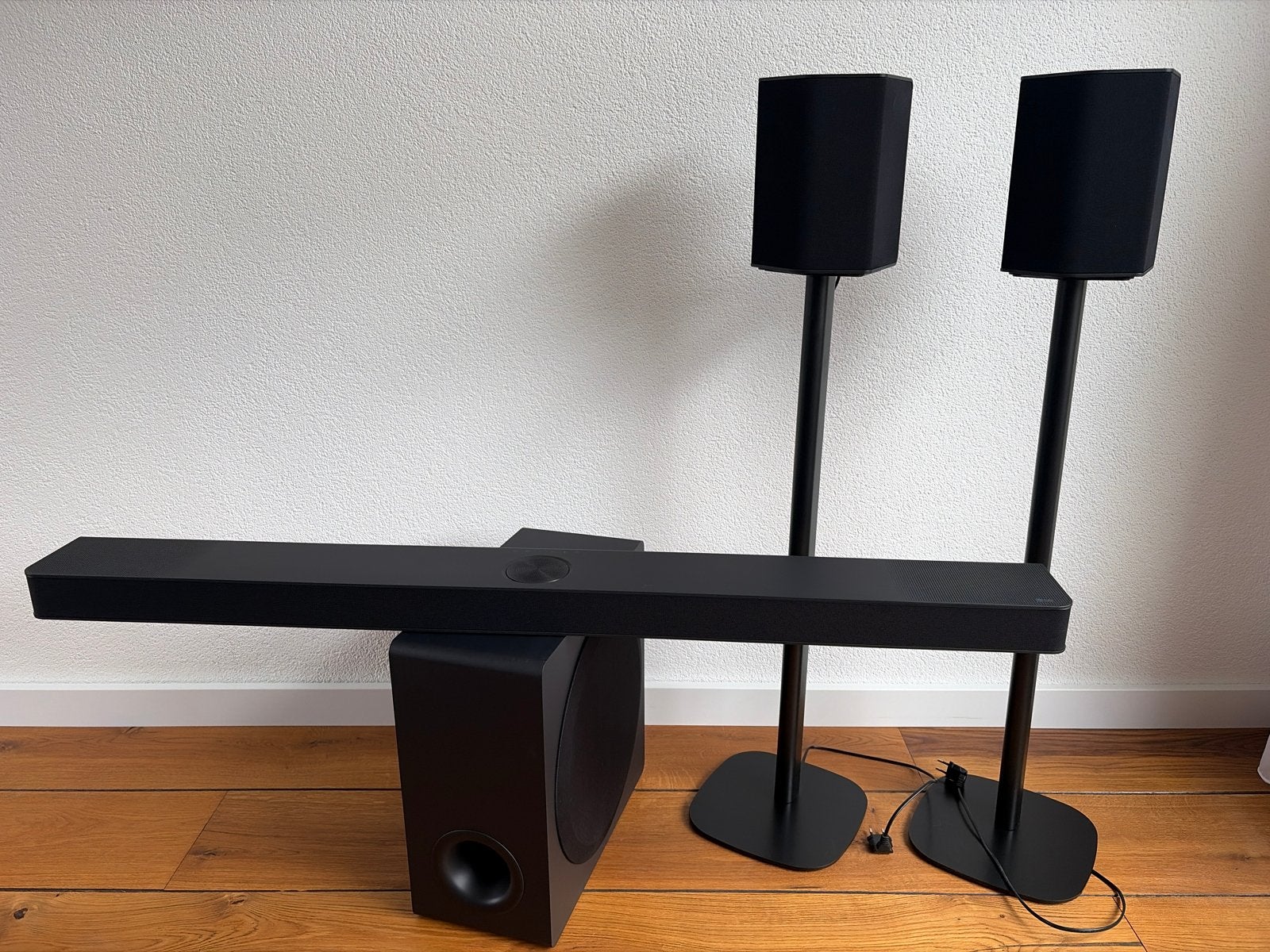 LG DS95TR 9.1.5ch Soundbar met Vebos standaards, Soundbar, 70 watt of meer, Zo goed als nieuw, Ophalen