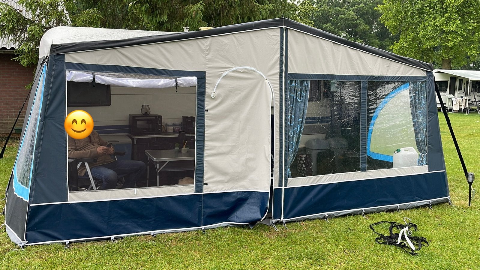 Doréma panorama luifel met zij- en voorwanden, mt 12, Caravans en Kamperen, Ophalen, Gebruikt