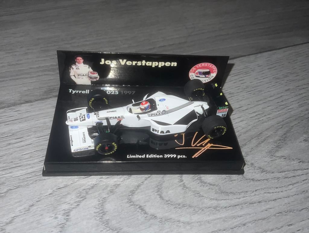 Jos Verstappen Tyrrell Ford 025 1997 - Limited Edition, Overige merken, Auto, 1:32 tot 1:50, Ophalen of Verzenden