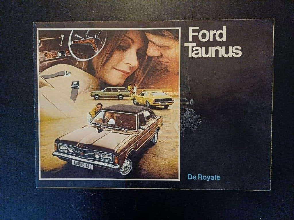 FORD TAUNUS brochure folder origineel NL, Ophalen of Verzenden, Gelezen, Ford