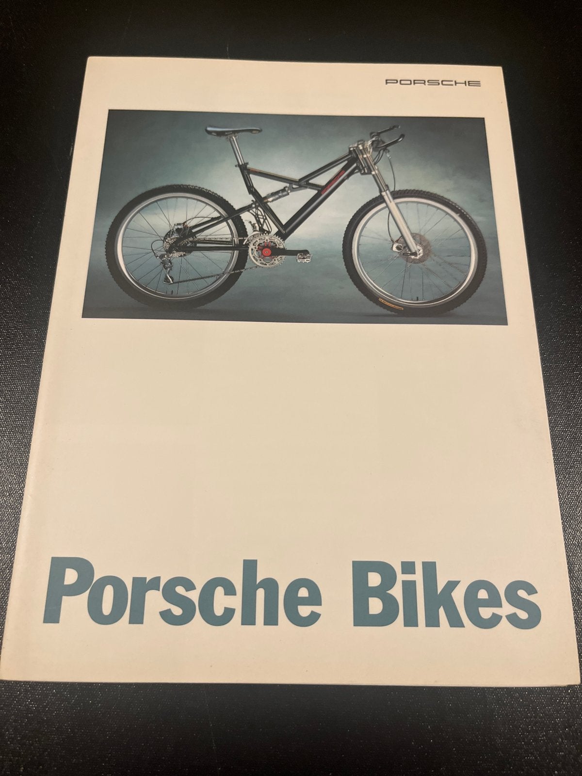 Porsche fietsen folder 1996 - Zeldzaam verzamelobject, Ophalen of Verzenden, Zo goed als nieuw
