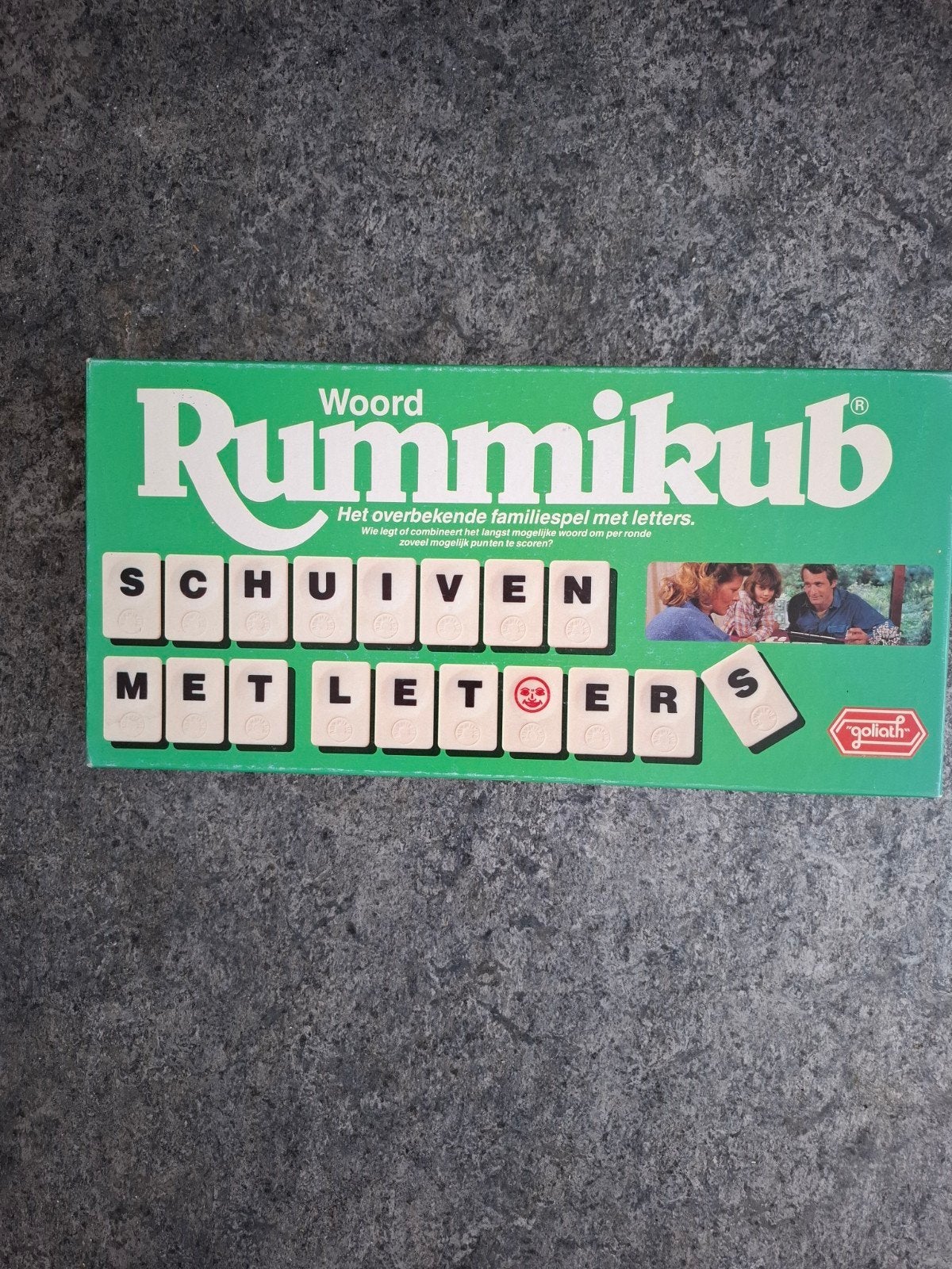 Woord Rummikub - Het overbekende familiespel met letters, Hobby en Vrije tijd, Een of twee spelers, Ophalen of Verzenden, Gebruikt