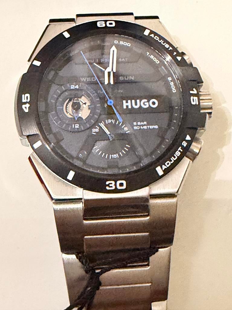 Nieuw Hugo Boss Herenhorloge - Stijlvol en Modern, Overige merken, Staal, Polshorloge, Nieuw