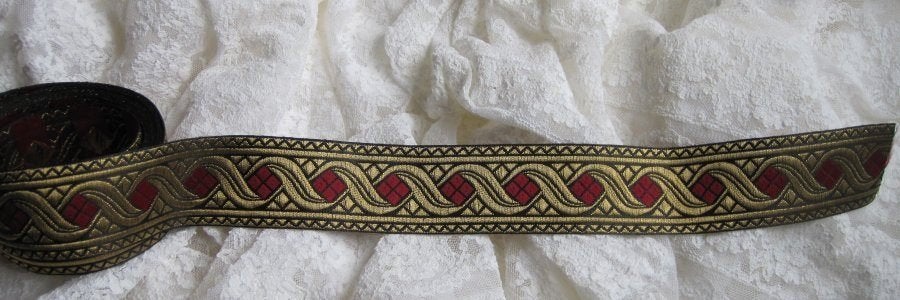 Sierband (nieuw) met gouddraad, Ophalen of Verzenden, Nieuw, Lint, Band of Elastiek