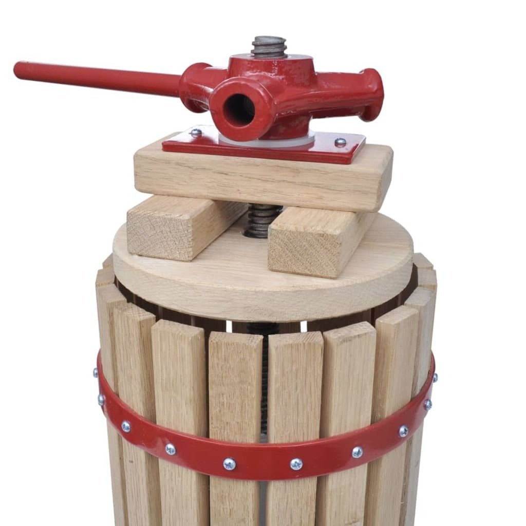 NIEUW | Fruitpers wijnpers juicer pers 12 Liter RVS GRATIS B, Verzenden, Nieuw
