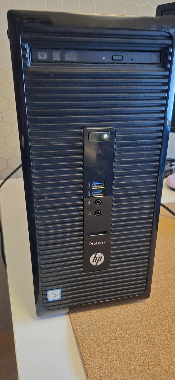 HP ProDesk 490 G3 MT Business PC - zonder harde schijf, Gebruikt, HDD, Minder dan 4 GB, Intel Core i5-6500