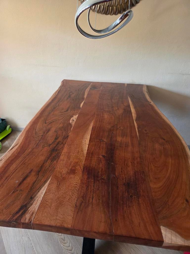 Eettafel, Huis en Inrichting, Tafels | Eettafels, Ophalen, Gebruikt, 50 tot 100 cm, 150 tot 200 cm