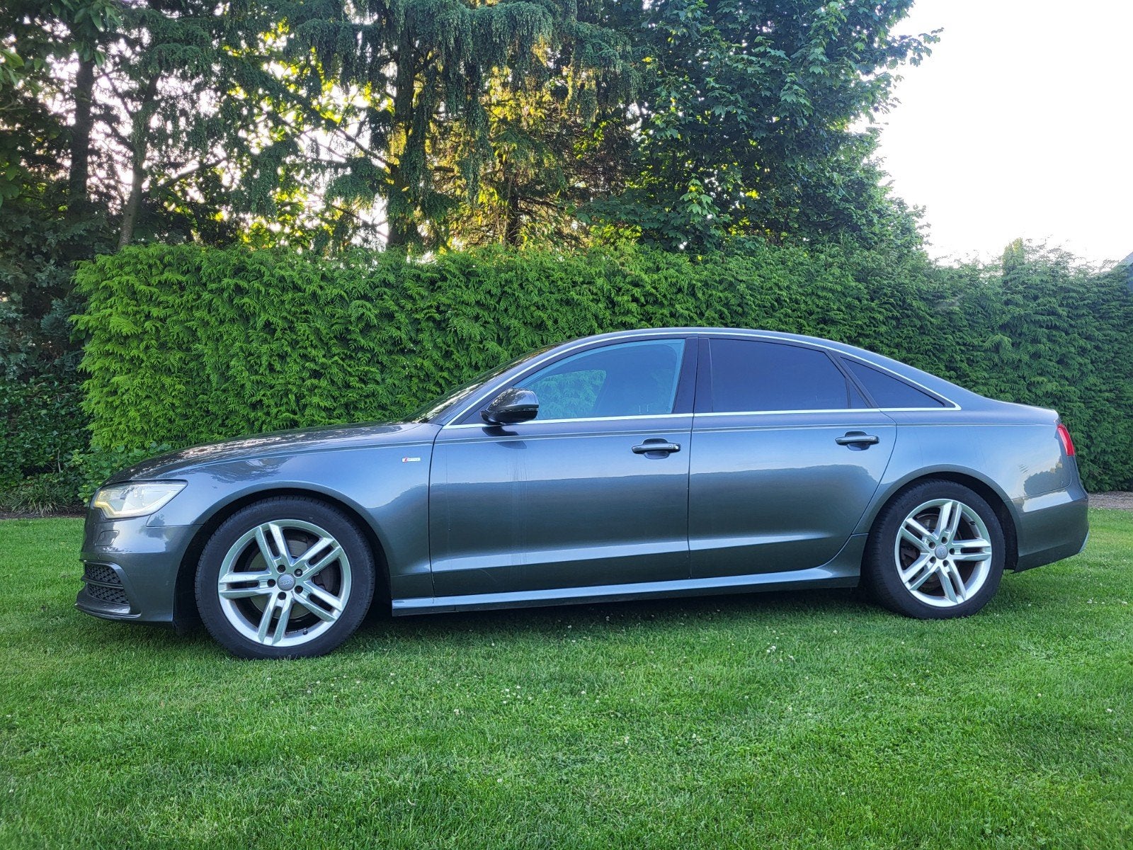 Audi A6 2.0 Tfsi. 3x S-line. 2012 Grijs, Auto's, Audi, Voorwielaandrijving, 15 km/l, Zwart, 4 cilinders