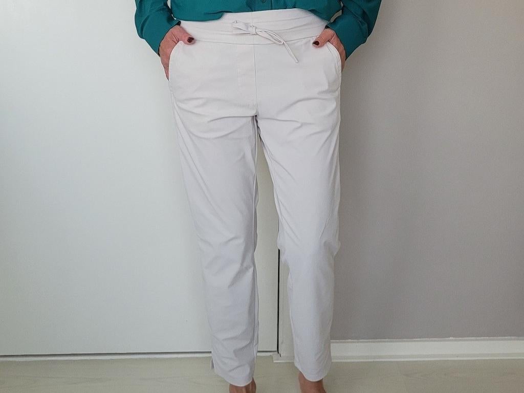 Studio Anneloes broek met splitjes M Kit Travelstof, Maat 38/40 (M), Studio Anneloes, Wit, Ophalen of Verzenden