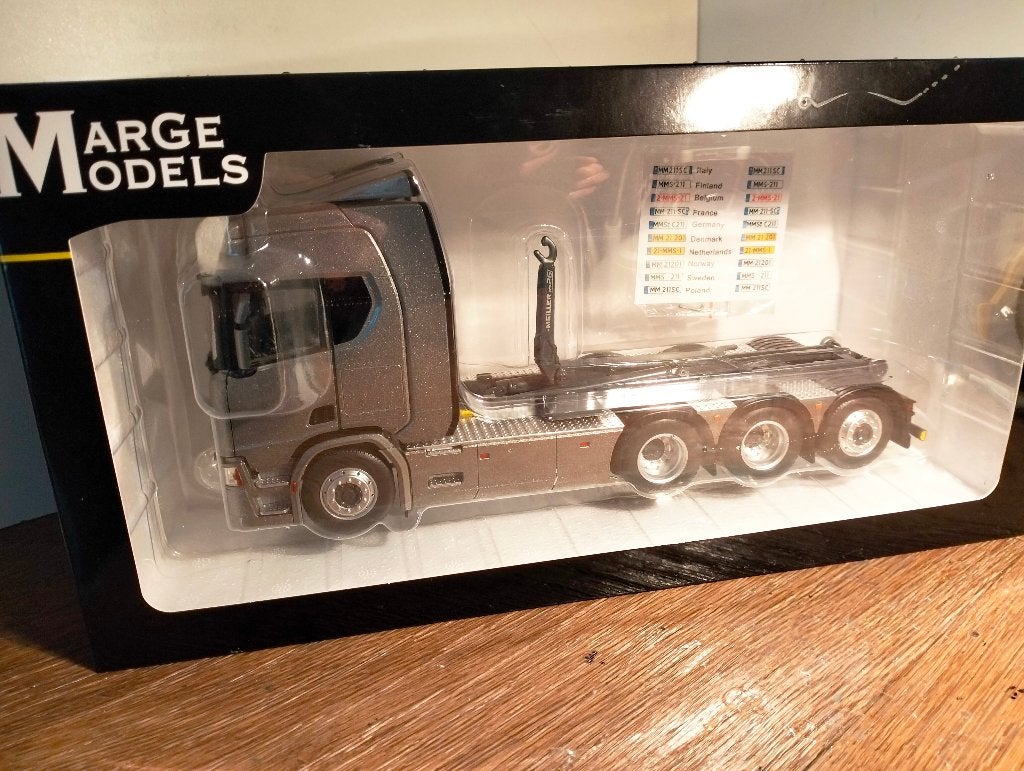 Te koop Scania R500 8x4 Dark grey met Meiller Haakarm., Ophalen of Verzenden, Nieuw, Bus of Vrachtwagen, Overige merken