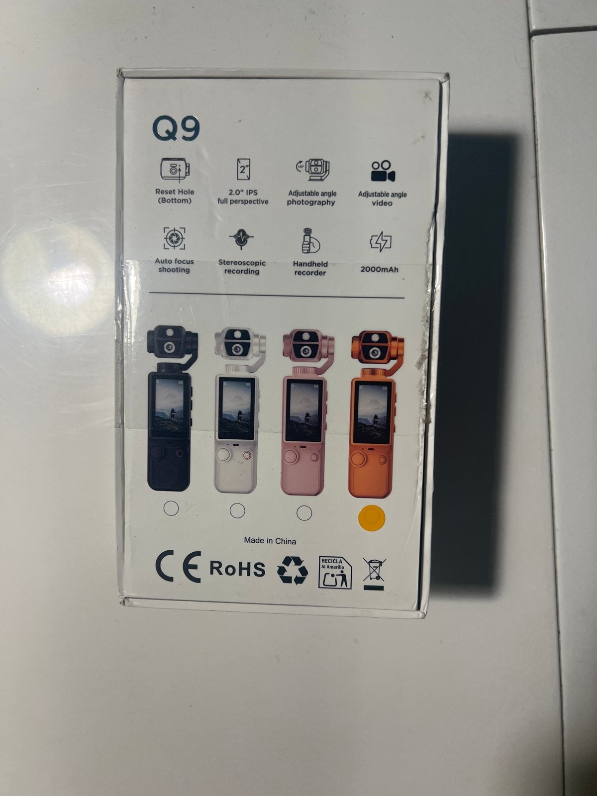 Q9 Handheld Recorder - Compacte Camera voor Video en Foto, Overige merken, Overige soorten, Zo goed als nieuw, Camera