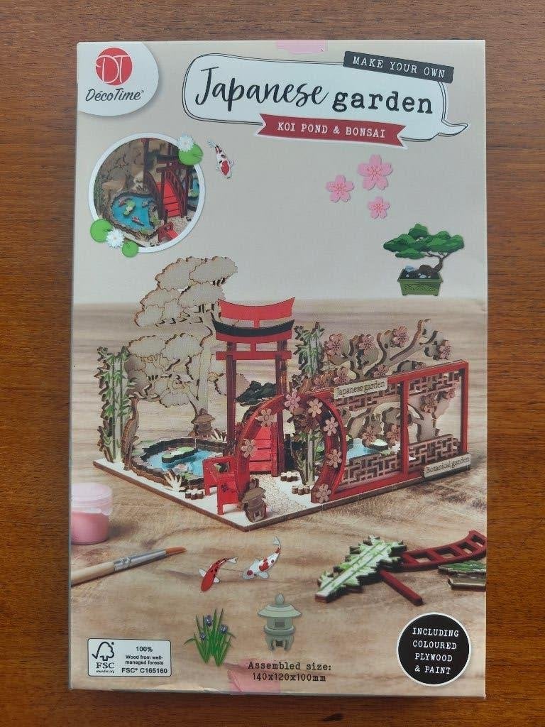 DIY miniatuur bouwkit - Japanese Garden bouwpakket, Verzenden, Nieuw, Knutselset