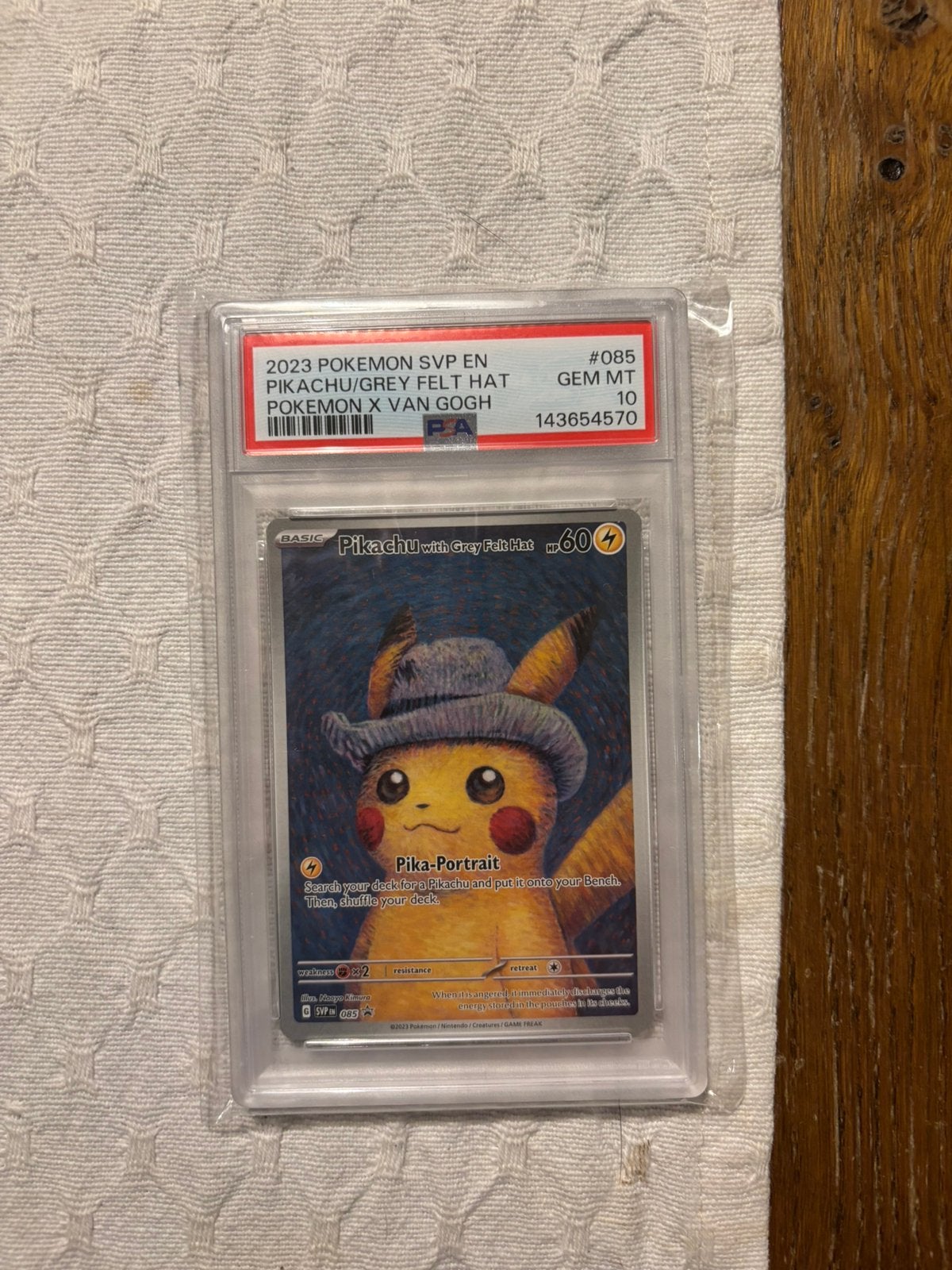 Pikachu Grey Felt Hat, Ophalen, Nieuw, Losse kaart
