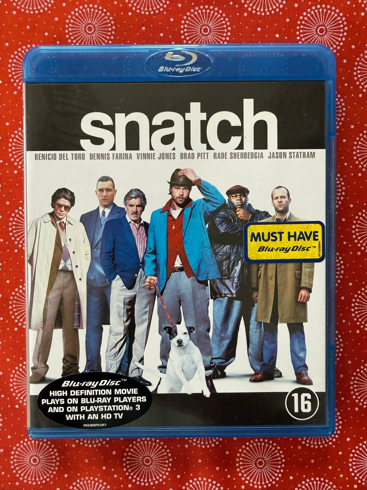 Snatch - Must Have Blu-ray Disc met Brad Pitt, Vanaf 16 jaar, Film, Actie, Ophalen of Verzenden