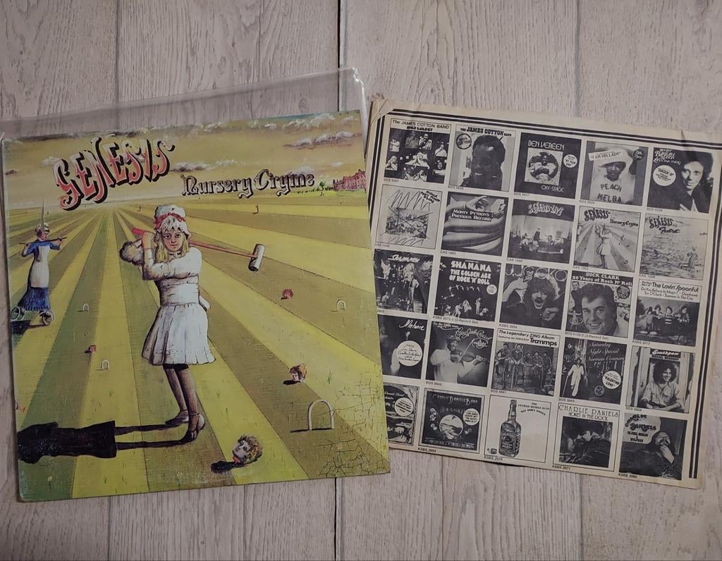 Genesis- Nursery Cryme vinyl 1972, Cd's en Dvd's, Vinyl | Rock, Ophalen of Verzenden, Gebruikt, 12 inch, Progressive