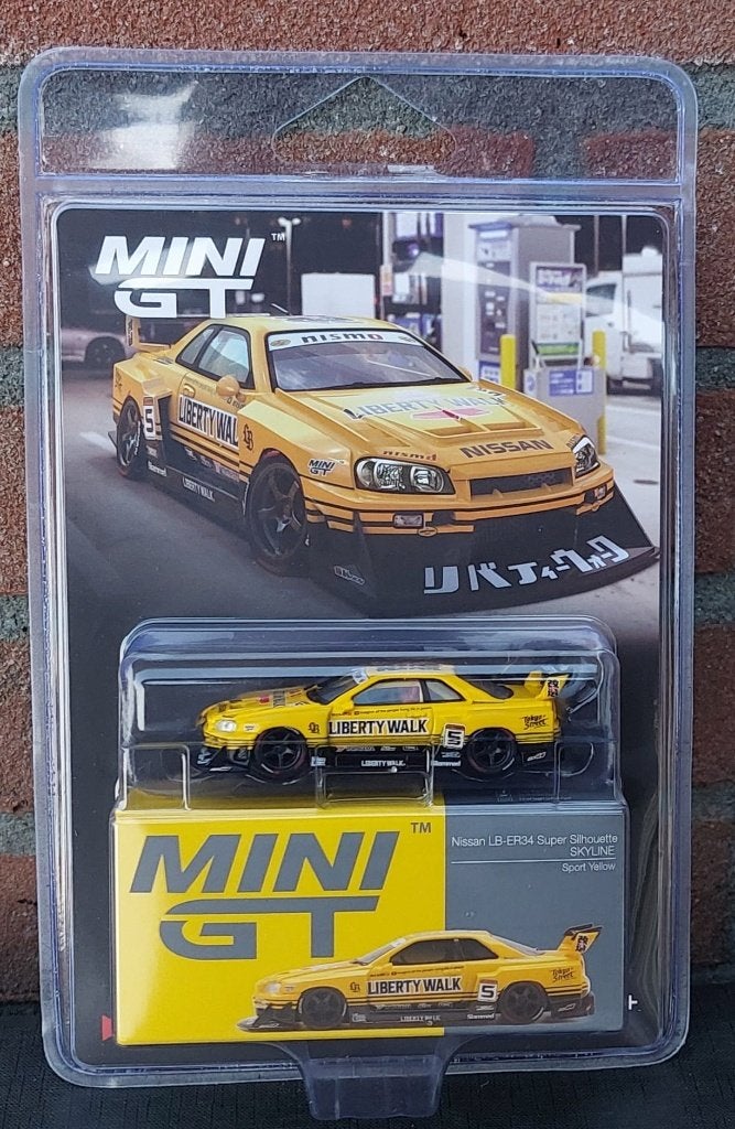 MiniGT 1/64 Nissan GTR (R34) Skyline Super Silhouette Sport, Ophalen of Verzenden, Nieuw, Auto