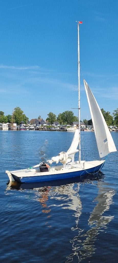 Zeilboot Snipe met trailer, Watersport en Boten, Ophalen, Gebruikt, 3 tot 6 meter, Minder dan 15 m²