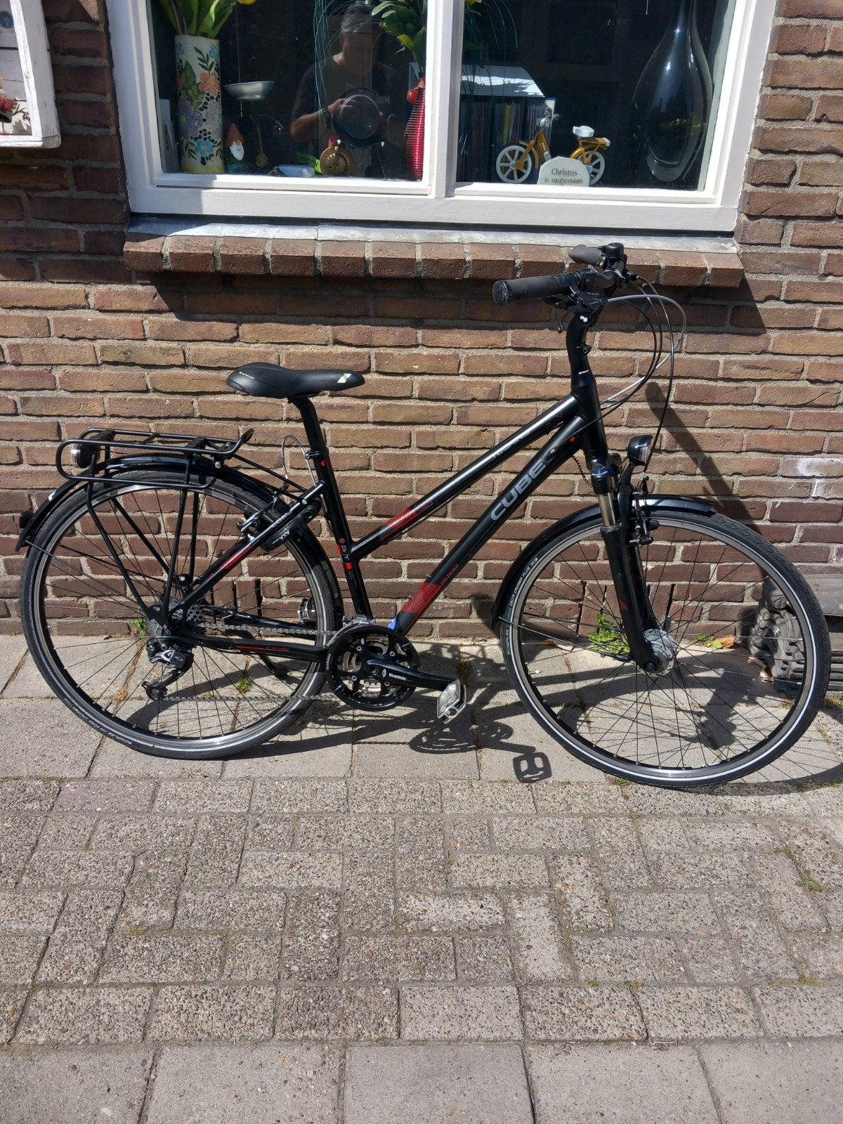 Cube Touring [50cm]Trekking Damesfiets., Versnellingen, Zo goed als nieuw, 50 tot 53 cm, Schijfrem