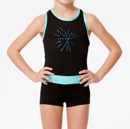 Turnpakje met pijpjes - Maat 8J, Sport en Fitness, Turnen, Kindermaat 122 t/m 140, Ophalen of Verzenden, Gebruikt, Turnpak(je)