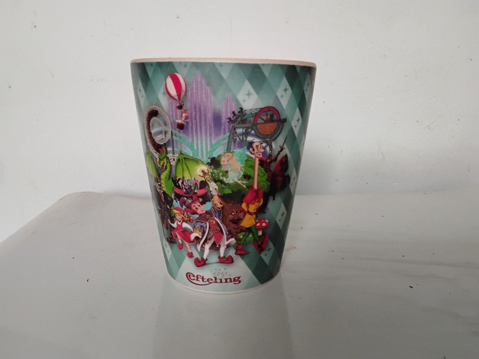 Efteling drinkbeker, Verzamelen, Efteling, Ophalen of Verzenden, Zo goed als nieuw, Beeldje of Poppetje