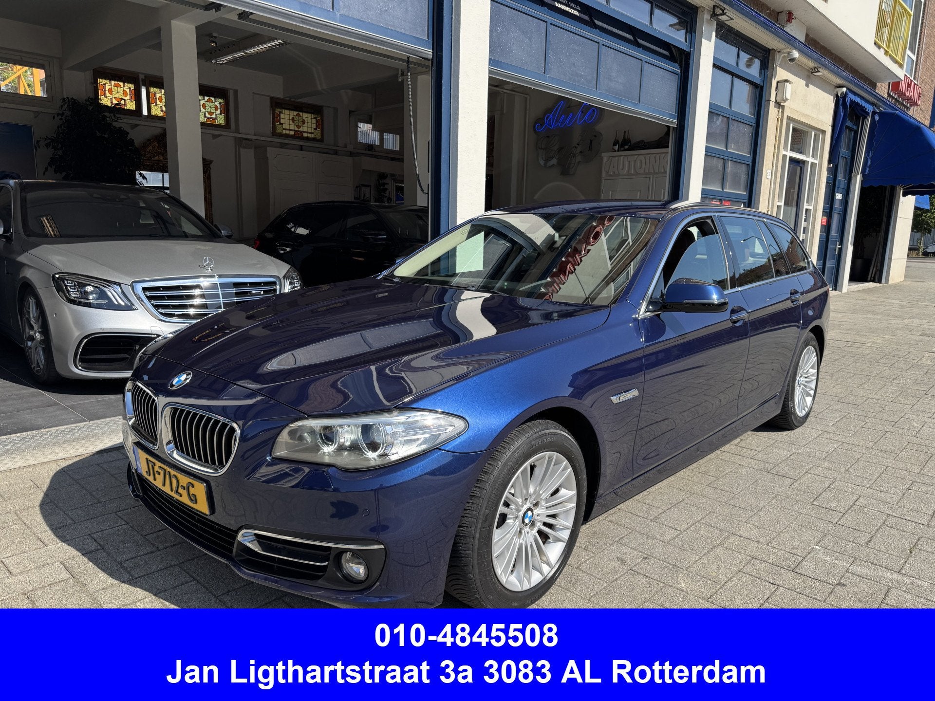 BMW 5 Serie Touring 520i High Luxury Edition NL AUTO/NIEUWST, Automaat, Achterwielaandrijving, Gebruikt, Euro 6