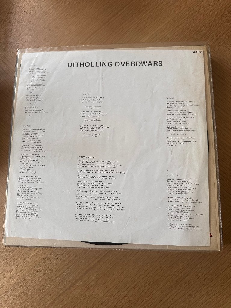 LP Uitholling Overdwars, Ophalen, LP, Gebruikt, 12 inch