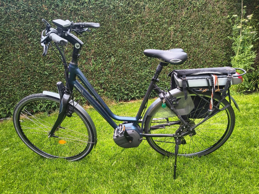 Elektrische fiets middenmotor 600wh accu Sparta m10i 10versn, Ophalen, Sparta, Velgrem, Versnellingen