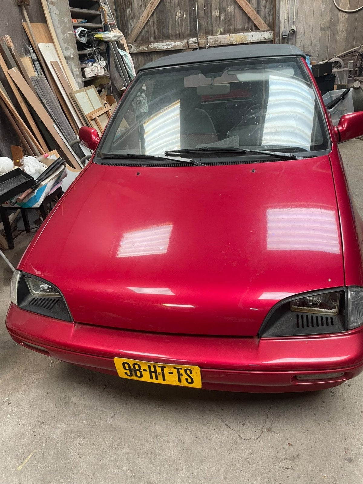 chevrolet Metro cabriolet (Amerikaanse Suzuki Swift), Auto's, Cabriolet, Particulier, Geïmporteerd, Rood