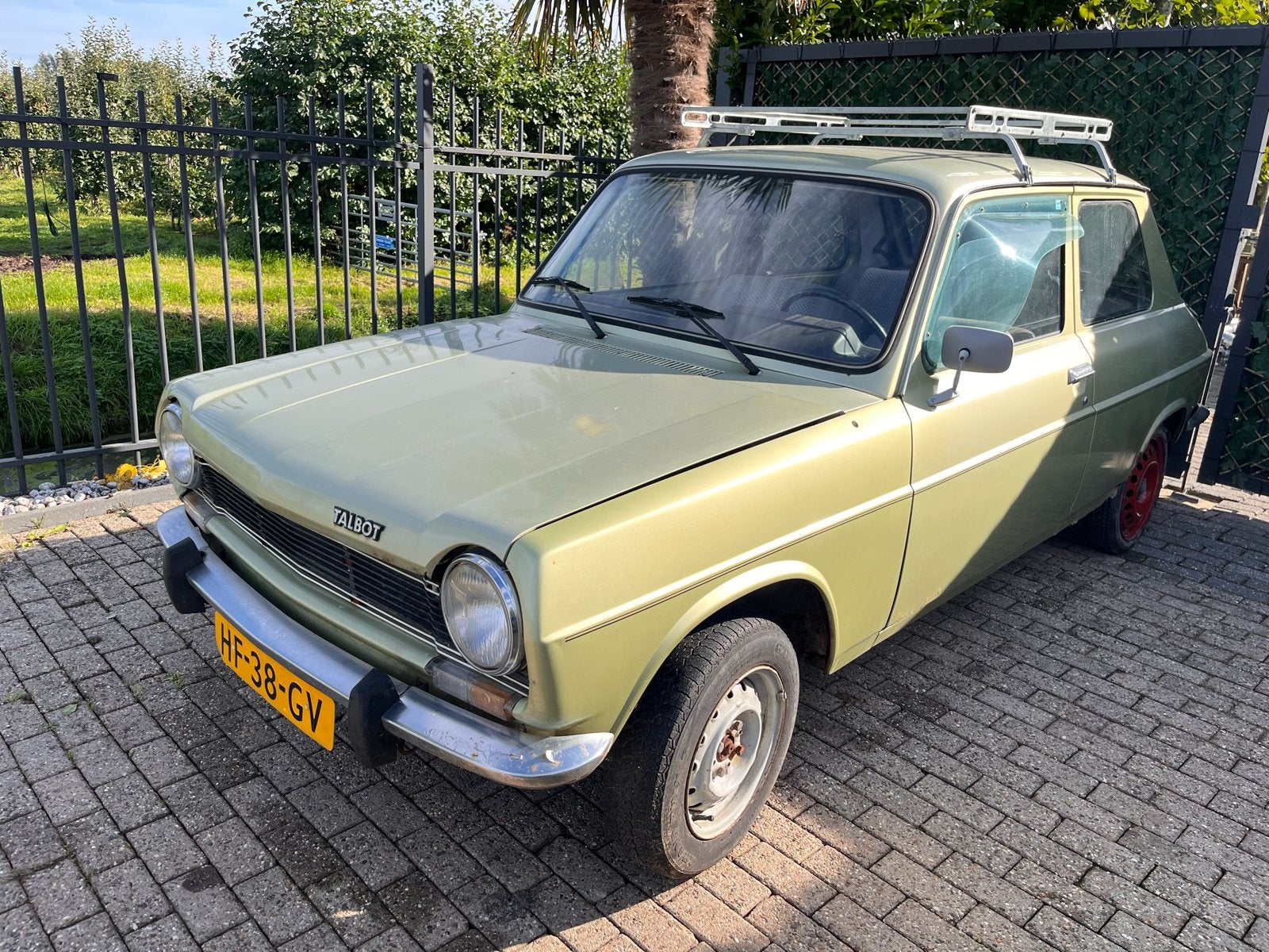 Simca Talbot 1100 1.1 LS 1981 Groen, Auto's, Voorwielaandrijving, Stof, 4 cilinders, 58 pk