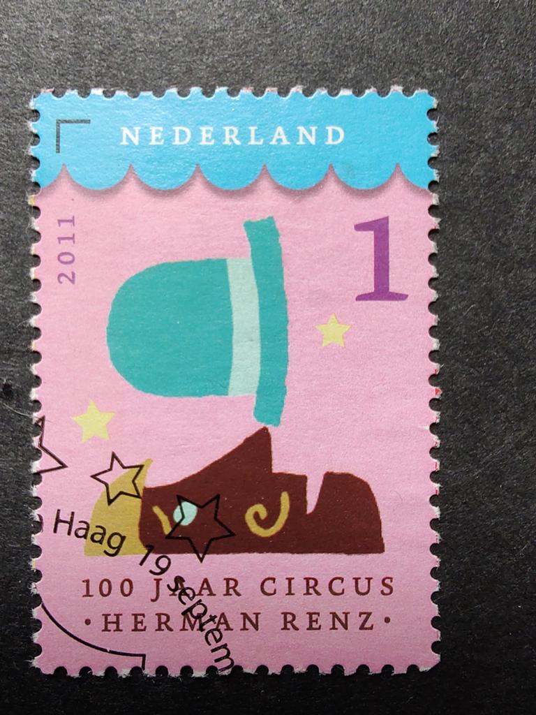 2872 equillibrist 2011 100 jaar Circus Renz, Postzegels en Munten, Postzegels | Nederland, Ophalen of Verzenden