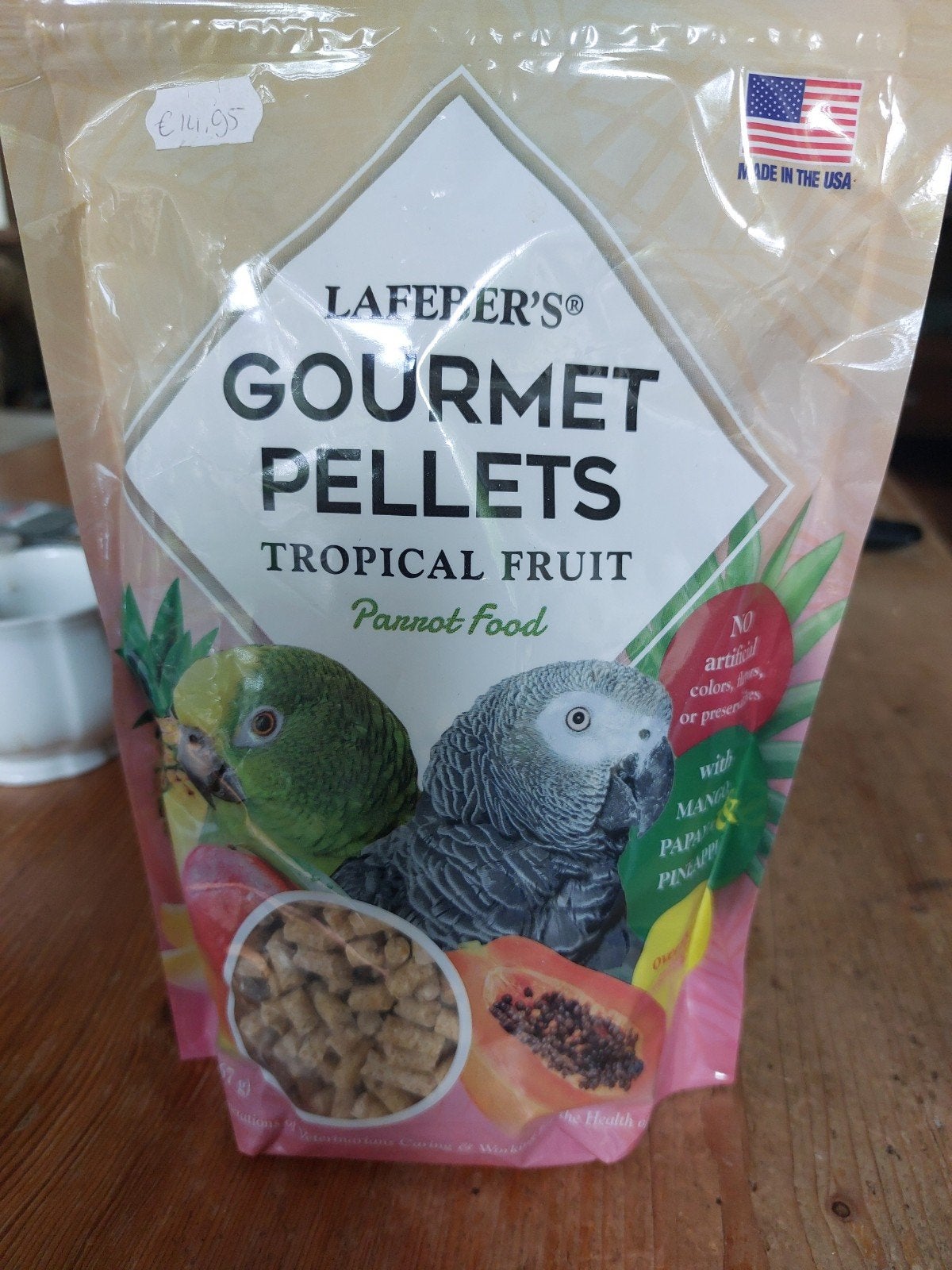 Lafeber's  Gourmet pellets, Vrouwelijk, Dwergpapegaai of Agapornis