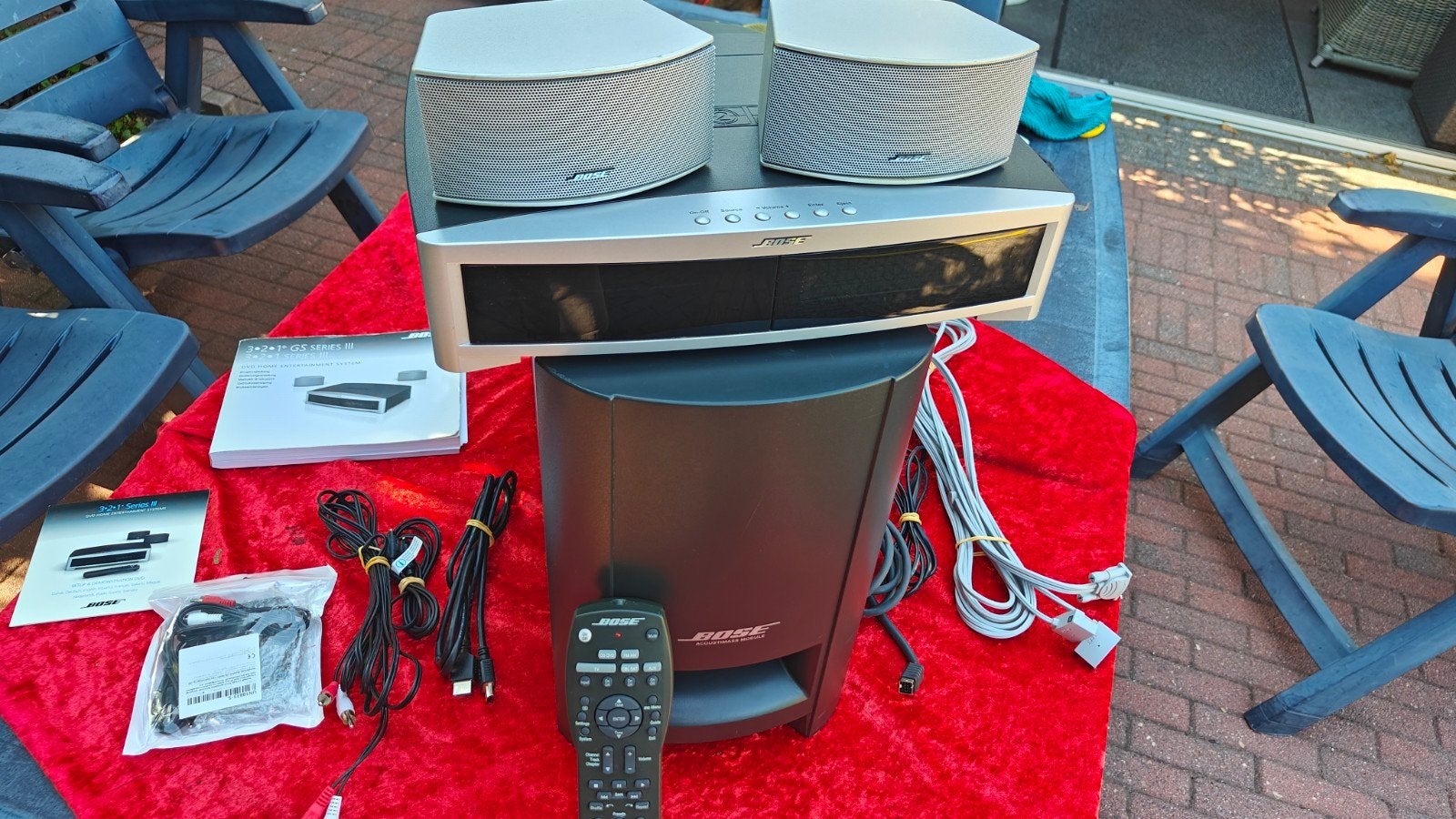 Bose 321 HomeCinema set serie lll met bluetooth en hdmi, Ophalen of Verzenden, Zo goed als nieuw, Overige merken, Dvd-speler
