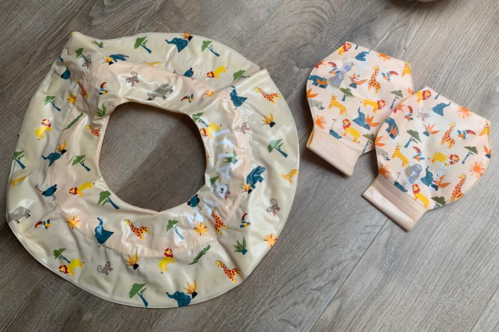 Nabaiji zwemband en Puddle Jumper zwemvest voor kinderen, Ophalen, Zo goed als nieuw, Jongen of Meisje