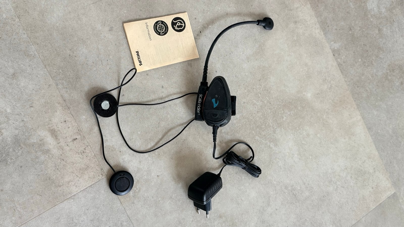 Scala Rider communicatiesysteem voor motorhelm, Motoren, Ophalen of Verzenden, Gebruikt