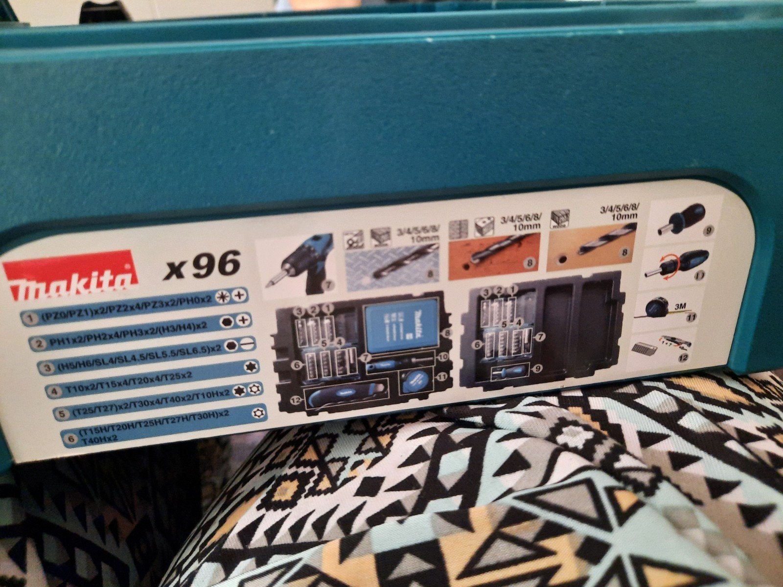 Nieuwe Makita B-49725 96-delige Bit- en Boorset in Mbox, Ophalen of Verzenden