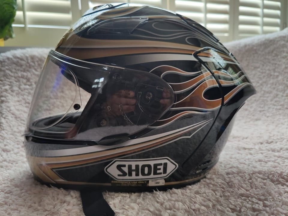 helm Shoei X Spirit 2 - maat S - ZGAN, Motoren, Kleding | Motorhelmen, Dames, Ophalen of Verzenden, Nieuw zonder kaartje, Integraalhelm