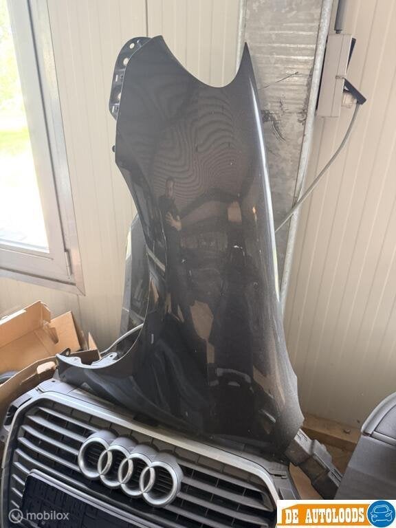 Spatbord Links Voor Origineel Zwart Uni Volkswagen Golf 6 VI, Gebruikt, Volkswagen, Ophalen of Verzenden