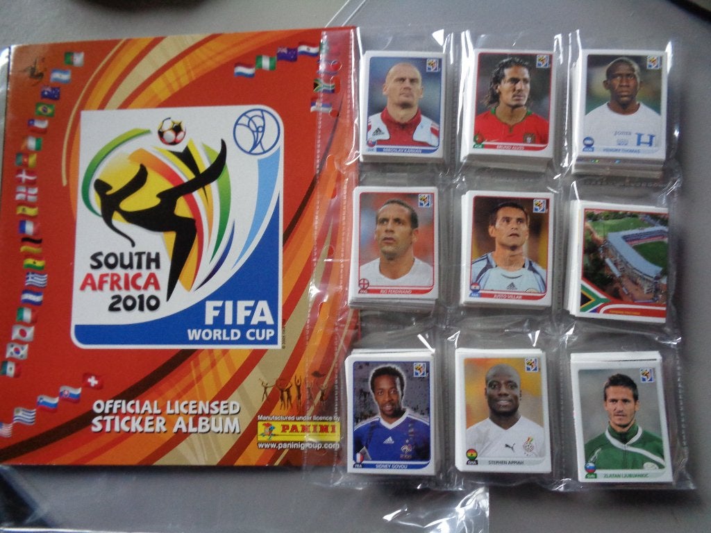 Panini voetbal Worldcup 2010 S.AFRICA compl. set 806x MESSI, Verzenden, Nieuw, Meerdere stickers