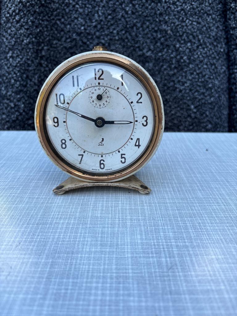 Vintage JAZ wekker - Made in France, Antiek en Kunst, Ophalen of Verzenden