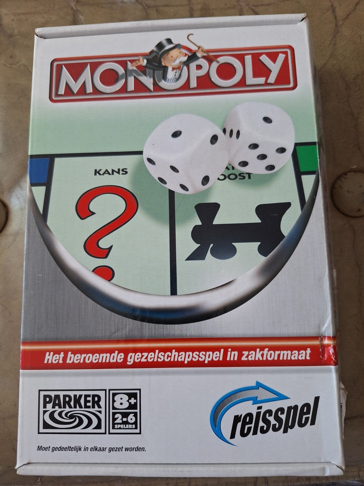 Reisspel Monopoly, Hobby en Vrije tijd, Gezelschapsspellen | Bordspellen, Gebruikt, Onbekend, Ophalen of Verzenden, Onbekend
