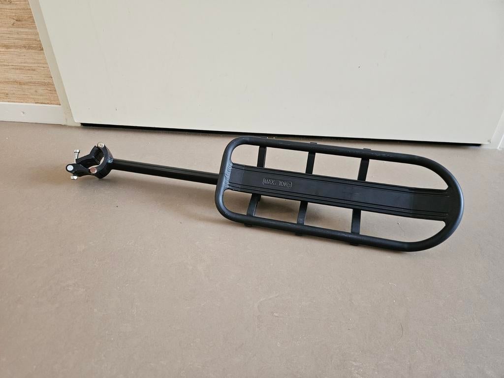 Stevige bagagedrager voor zadelpen - MAX 10KG, Ophalen of Verzenden, Gebruikt