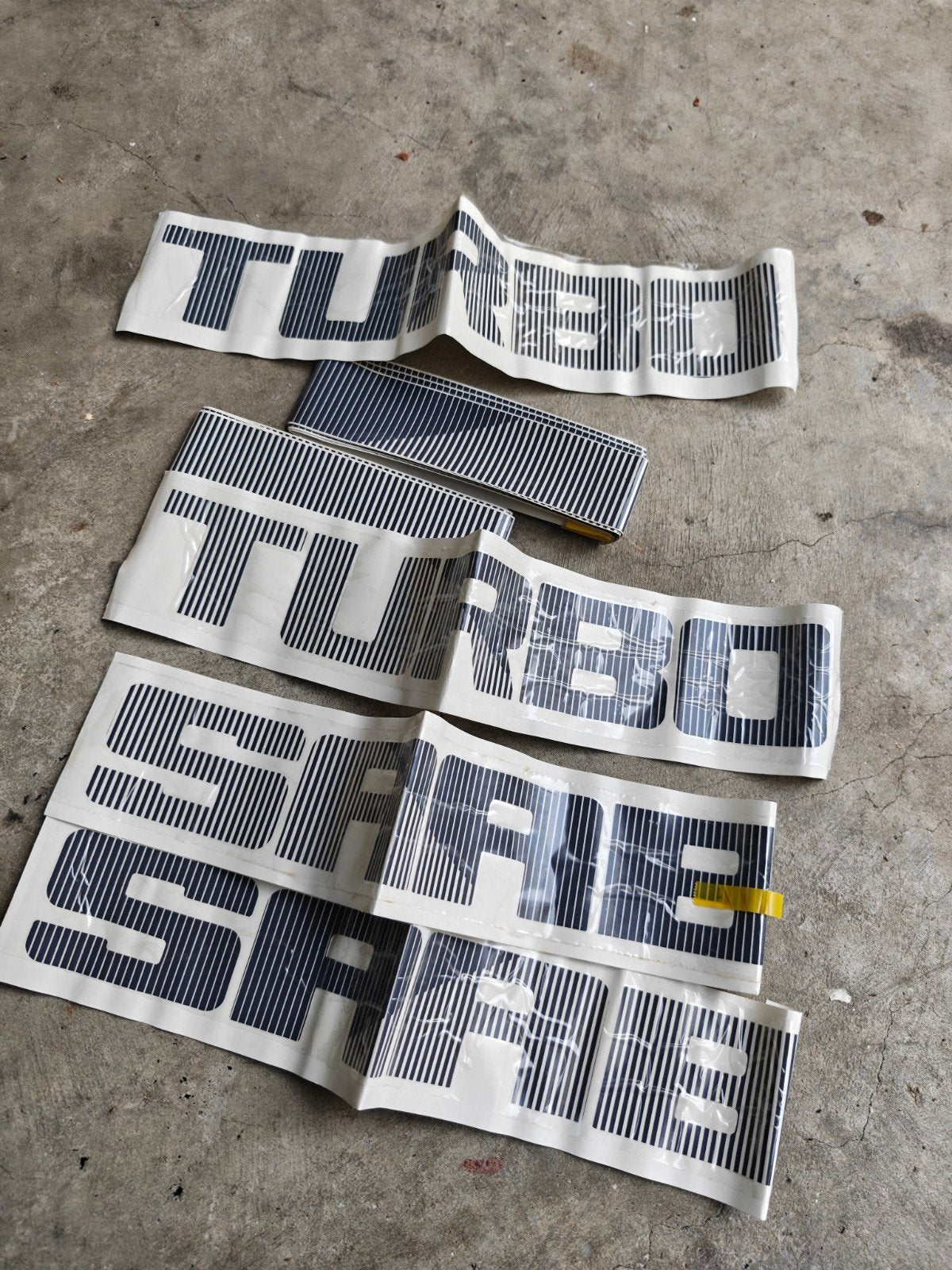 Saab 900 classic TURBO stickerset NOS, Ophalen of Verzenden, Nieuw