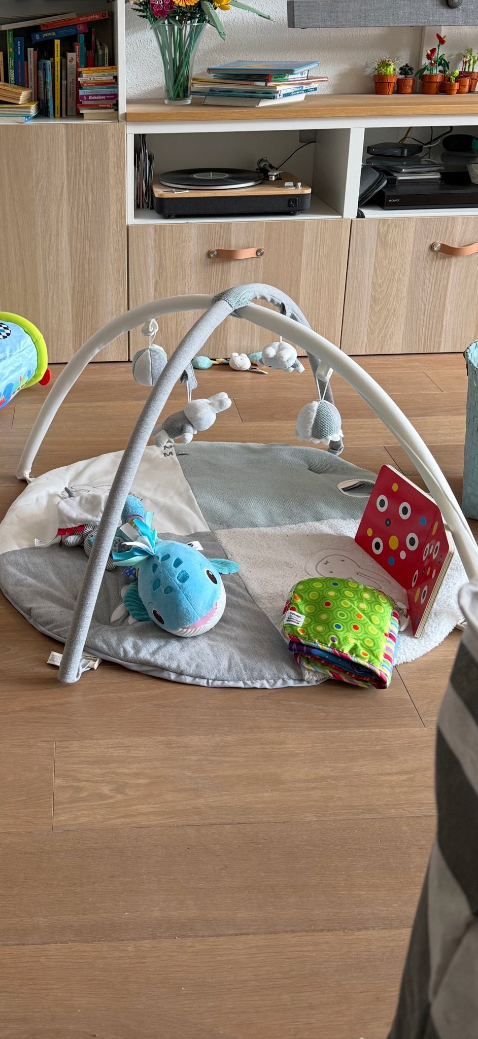 Nijntje babygym met speelkleed en 4 hangertjes, Kinderen en Baby's, Speelgoed | Babyspeelgoed, Ophalen, Gebruikt, Babygym
